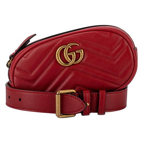 red gucci fanny pack cheap|gucci fanny pack waist bag.